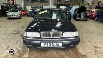 Lot 516 - 1999 ROVER 825 STERLING