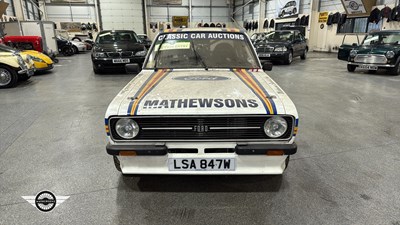 Lot 242 - 1980 FORD ESCORT RS CUSTOM