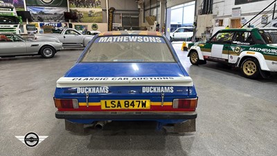 Lot 242 - 1980 FORD ESCORT RS CUSTOM