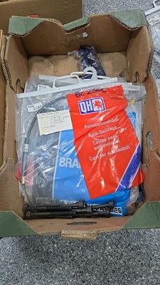 Lot 835 - BOXES OF BRAKE PARTS AND CABLES