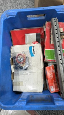 Lot 835 - BOXES OF BRAKE PARTS AND CABLES