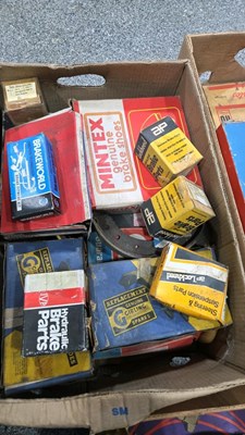 Lot 835 - BOXES OF BRAKE PARTS AND CABLES