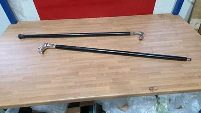 Lot 211 - COBRA & MICHELIN MAN WALKING STICKS