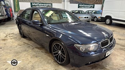 Lot 656 - 2003 BMW 730 D SPORT AUTO