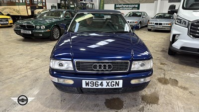 Lot 636 - 2000 AUDI CABRIOLET