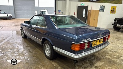 Lot 738 - 1986 MERCEDES 500 SEC AUTO