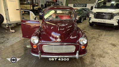 Lot 732 - 1968 MORRIS MINOR 1000