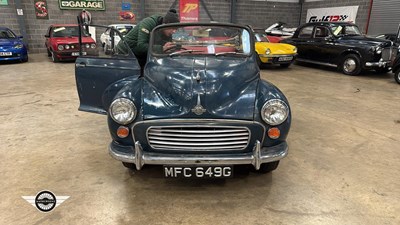 Lot 420 - 1969 MORRIS MINOR 1000