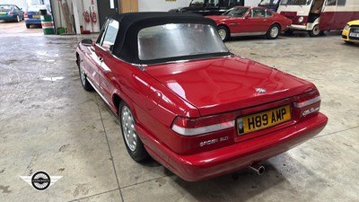 Lot 790 - 1990 ALFA ROMEO SPIDER 2.0