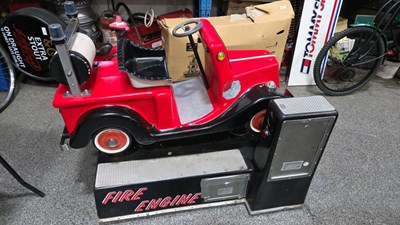 Lot 588 - COIN OPERATED FIRE ENGINE
