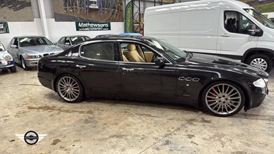 Lot 262 - 2007 MASERATI QUATTROPORTE AUTO