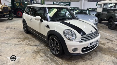 Lot 852 - 2013 MINI CLUBVAN COOPER D