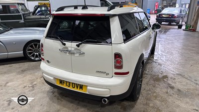 Lot 852 - 2013 MINI CLUBVAN COOPER D