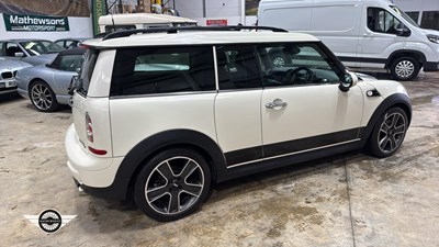 Lot 852 - 2013 MINI CLUBVAN COOPER D