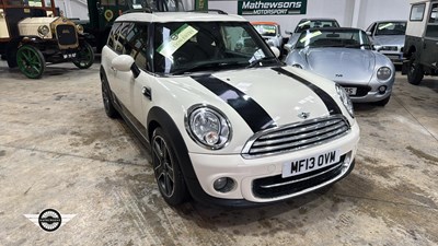Lot 852 - 2013 MINI CLUBVAN COOPER D