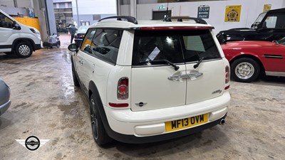 Lot 852 - 2013 MINI CLUBVAN COOPER D