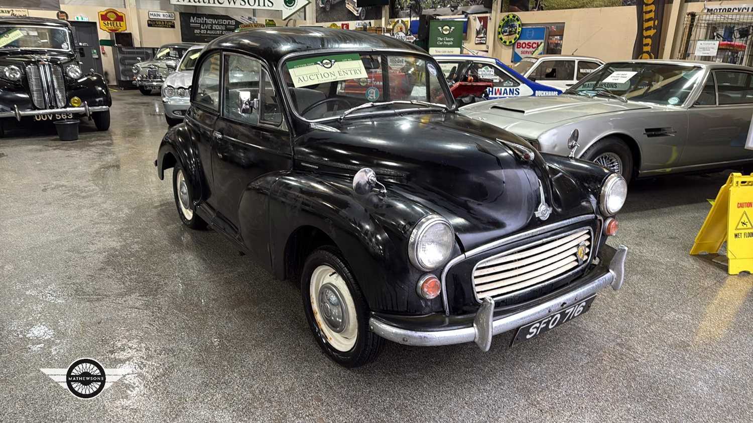Lot 874 - 1957 MORRIS MINOR 1000