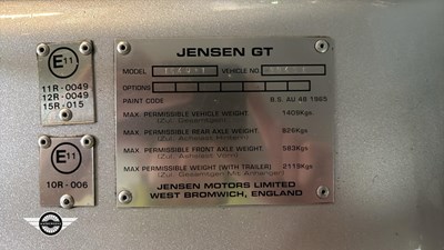 Lot 604 - 1976 JENSEN GT