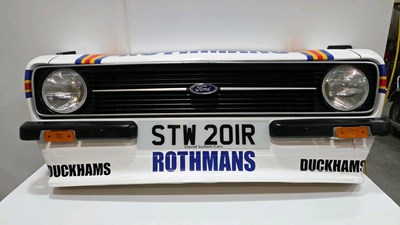 Lot 29 - FORD ESCORT FRONT WALL ART IN ROTHMANS LIVERY