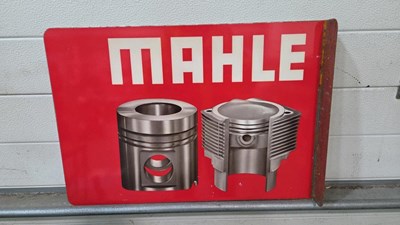 Lot 505 - MAHLE PISTON , DOUBLE SIDED REPRODUCTION SIGN 20" X 16"