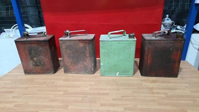 Lot 573 - 4 X PETROL CANS