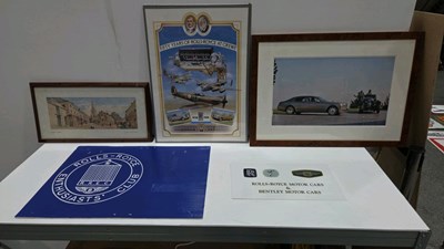 Lot 891 - SELECTION OF ROLLS ROYCE & BENTLEY PICTURES