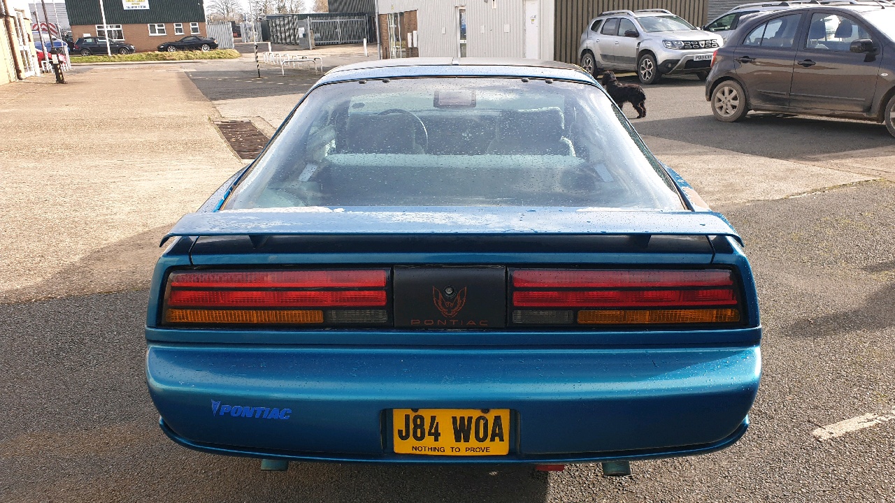 1992 Firebird Rear View Lot 35 - 1992 PONTIAC FIREBIRD