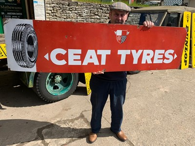 Lot 406 - CEAT TYRES SIGN