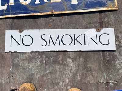 Lot 371 - NO SMOKING SIGN