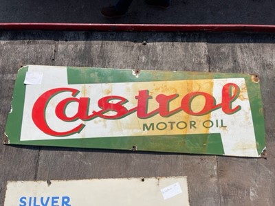 Lot 409 - CASTROL MOTOR OIL SIGN