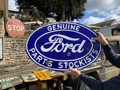 Lot 426 - FORD PARTS STOCKIST SIGN