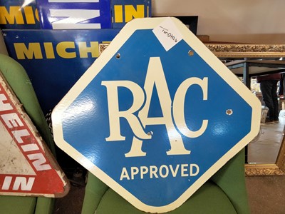 Lot 526 - RAC DOUBLE SIDED SIGN