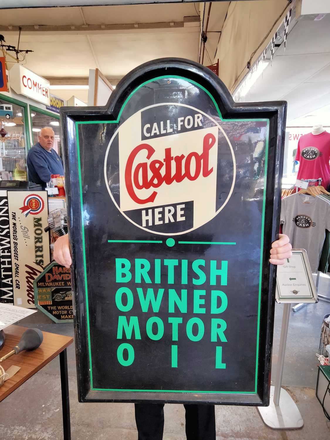 Lot 527 - CASTROL OIL SIGN