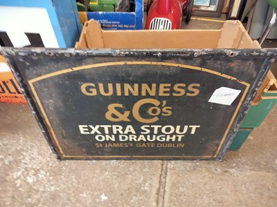 Lot 530 - DOUBLE SIDED GUINNESS SIGN