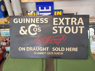 Lot 531 - DOUBLE SIDED HANGING GUINNESS SIGN