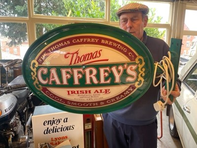 Lot 538 - DOUBLE SIDED CAFFREY SIGN