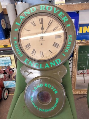 Lot 549 - OLD LAND ROVER CLOCK