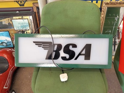 Lot 557 - BSA DOUBLE SIDED SIGN
