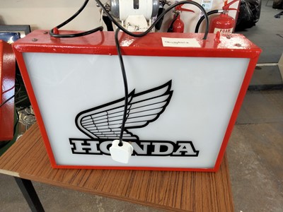 Lot 559 - HONDA DOUBLE SIDED SIGN