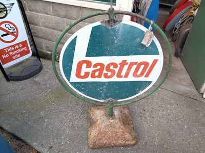 Lot 561 - SPINNING CASTROL SIGN