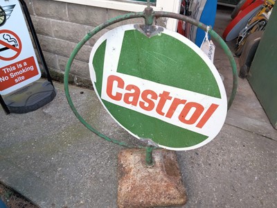 Lot 561 - SPINNING CASTROL SIGN