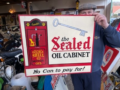 Lot 570 - SEALED SHELL SIGN
