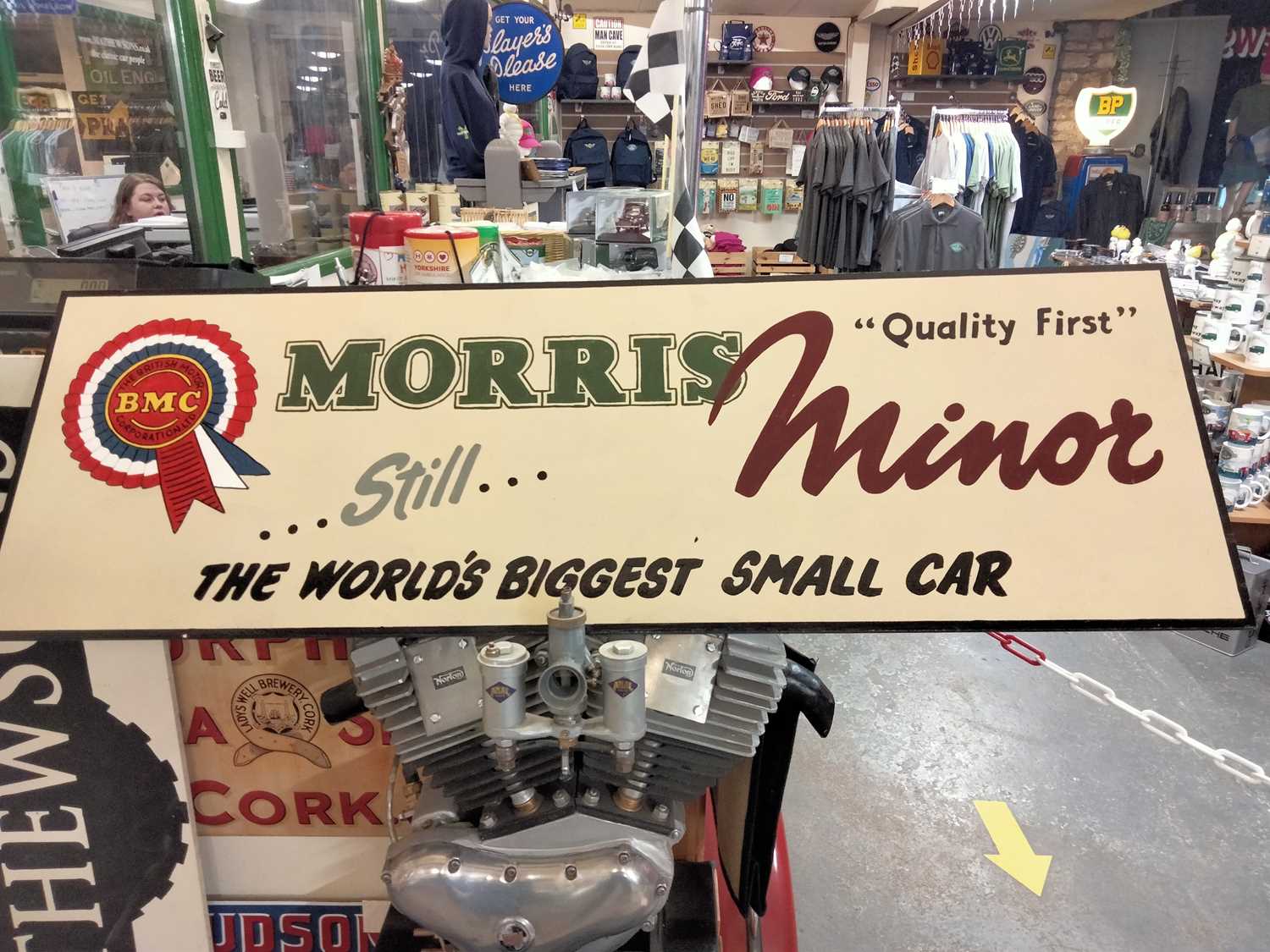 Lot 571 - MORRIS MINOR SIGN