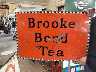 Lot 586 - BROOKBOND TEA SIGN