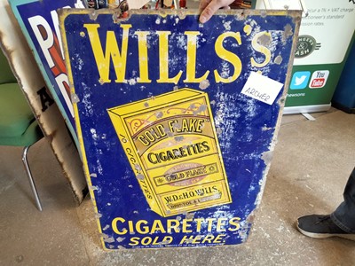 Lot 587 - WILLS SIGN