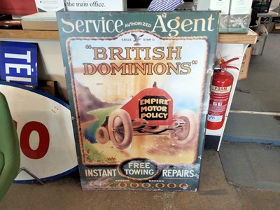 Lot 589 - BRITISH DOMINIONS REPRODUCTION SIGN