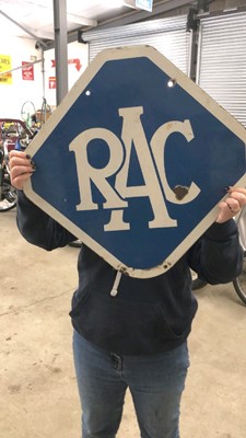 Lot 27 - RAC DOUBLE SIDED SIGN