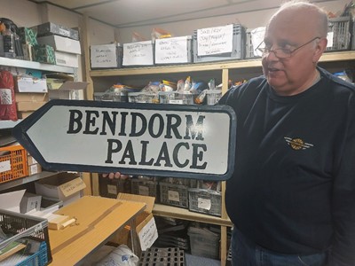 Lot 600 - BENIDORM PALACE SIGN