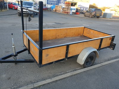 Lot 170 - CAR TRAILER WITH LADDER RACK
