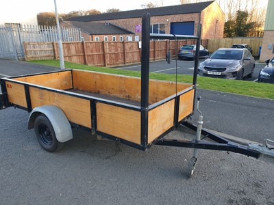 Lot 170 - CAR TRAILER WITH LADDER RACK